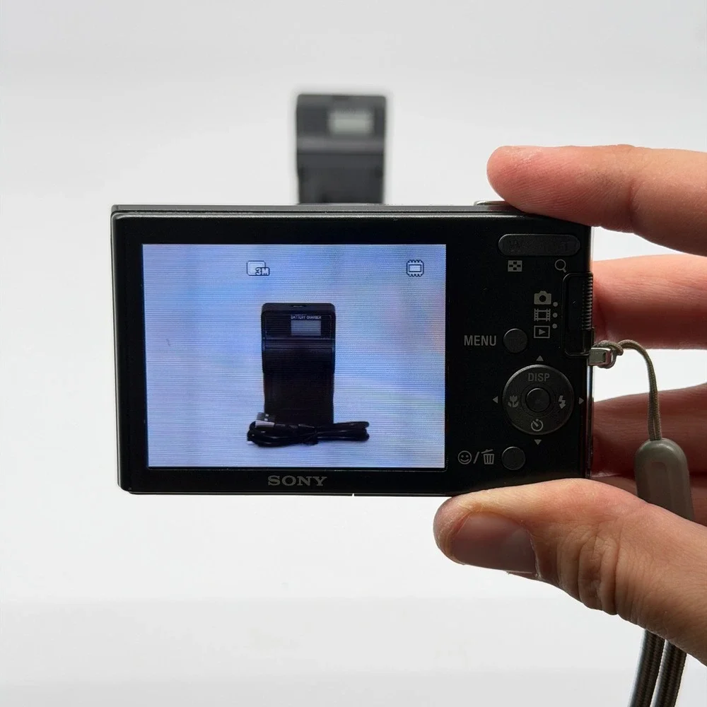 Sony Cyber-shot DSC-W180 10.1MP Digital Camera Black 3x Optical Zoom Bundle